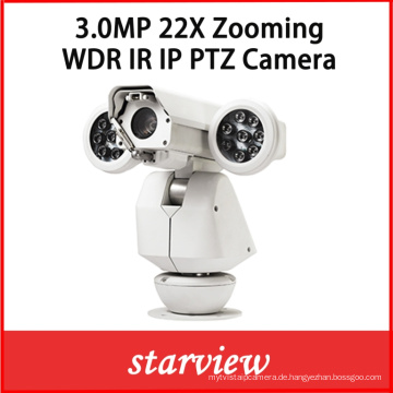 3.0MP 22X Zooming HD Netzwerk IP WDR IR PTZ Kamera